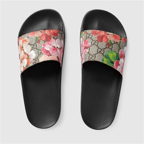 gucci bloom pink slides|size 14 Gucci slides.